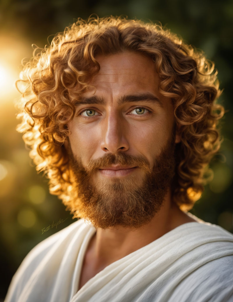 Jesus Christ I Know You portrait — caring eyes, free printable image of Jesus for your home